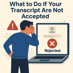 What to Do If Your Transcript Are Not Accepted: A Practical Guide