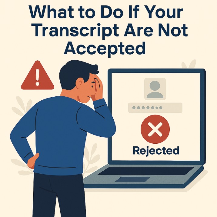 What to Do If Your Transcript Are Not Accepted: A Practical Guide